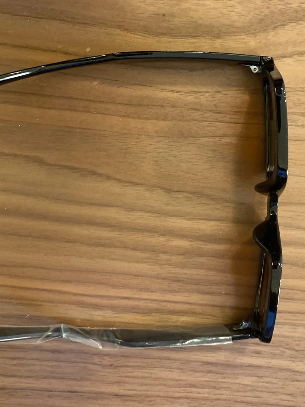 Bold Black Square Sunglasses with Brown Lenses